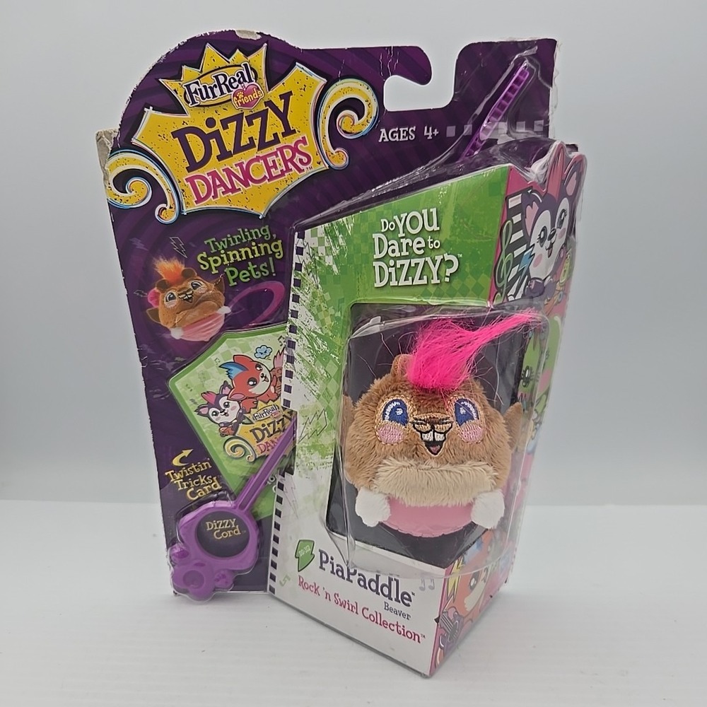 FurReal Friends - Dizzy Dancers‎ - Pia Paddle Beaver w/Card & Cord - Hasbro - 4+